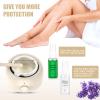 TIKESI Waxing Kit - Wax Warmer for Hair Removal, Hard Wax Kit with 14oz 5 Bags Hard Wax Beans for Full Body, Legs, Face, Eyebrows, Bikini, Brazilian Waxing Kit for Women Men view 3
