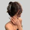 1pcs Sliver Cobweb Hair Clips - Halloween Metal Spider Claw Clips Medium Silver Alloy Cobweb Designs Shark Hair Claw Clips Strong Spring Halloween Hair Accessories for Adult view 4