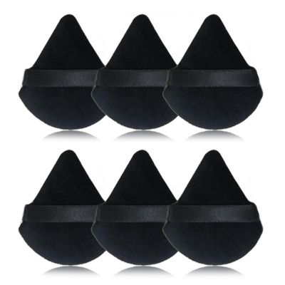 4/6/15Pcs Triangles Powder Puff Cosmetic Powder Puff Washable Sponge Powder Sponge Makeup Sponge For Face