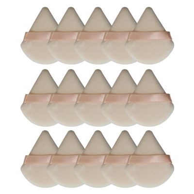 4/6/15Pcs Triangles Powder Puff Cosmetic Powder Puff Washable Sponge Powder Sponge Makeup Sponge For Face