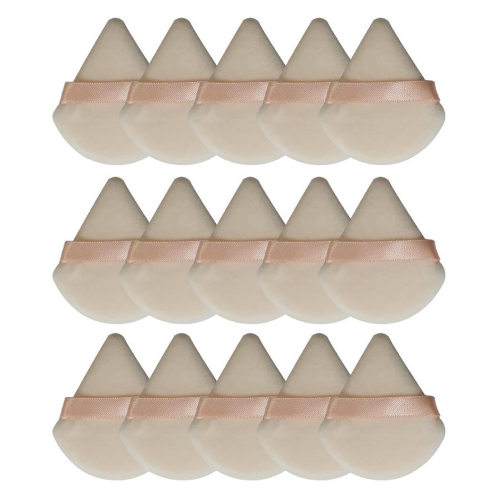4/6/15Pcs Triangles Powder Puff Cosmetic Powder Puff Washable Sponge Powder Sponge Makeup Sponge For Face
