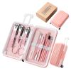 12 IN 1 Professional Stainless Steel Travel Grooming Manicure & Pedicure Set Care Tools view 1