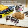 36Pcs Clear Cosmetic Bags, Travel Zippered Toiletry Pouches, Portable Pvc Waterproof Makeup Cases, Transparent Organizer For Vacation And Bathroom view 4