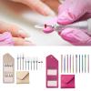 10Pcs Multi-function Drill Bit Ceramic Drill Bits For Acrylic Gel Polish Cuticle Remover view 2
