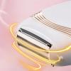 Electric Epilator with Safe Shaving Design, Quick & Effective Hair Removal for Women, Compact & Lightweight, Full Body Shaving Needs, Ideal for Home & Travel, ABS, Gray view 2