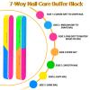 Giantree 7 Way Nail Buffer, Nail Buffers Blocks for Natural Nails Smoother, Seven Steps Polisher Fingernail Files Buffer 120/240/600/3000/6000 Grit for Shinning Buff Nails (8 Pcs) view 2