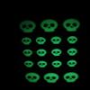 cute skull shape HYDROCOLLOID ACNE PATCHES, GLOW IN THE DARK HALLOWEE Pimple patches, for Face, Blemishes, Zits Absorbing Patch, Breakouts Spot Treatment for Skin Care, Facial Sticker, 2 Sizes view 1