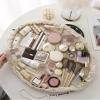 15'' Inch Large Women's Cosmetic Bag Pull-Out Travel Cosmetic Organizer (Large, Beige) view 3