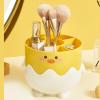 Acouto Little Yellow Duck Makeup B Holder Plastic Storage et Compartmentalized Metic Holder et for Makeup Brushes view 1
