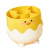 Acouto Little Yellow Duck Makeup B Holder Plastic Storage et Compartmentalized Metic Holder et for Makeup Brushes view 2