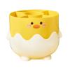 Acouto Little Yellow Duck Makeup B Holder Plastic Storage et Compartmentalized Metic Holder et for Makeup Brushes view 3