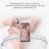 Half Moon Light for Nail Desk, Stepless Touch Adjustment Nail Lamp 3 Color Temperature, 20W Nail Desk Light for Manicure, Makeup, Tattoo (White) view 3