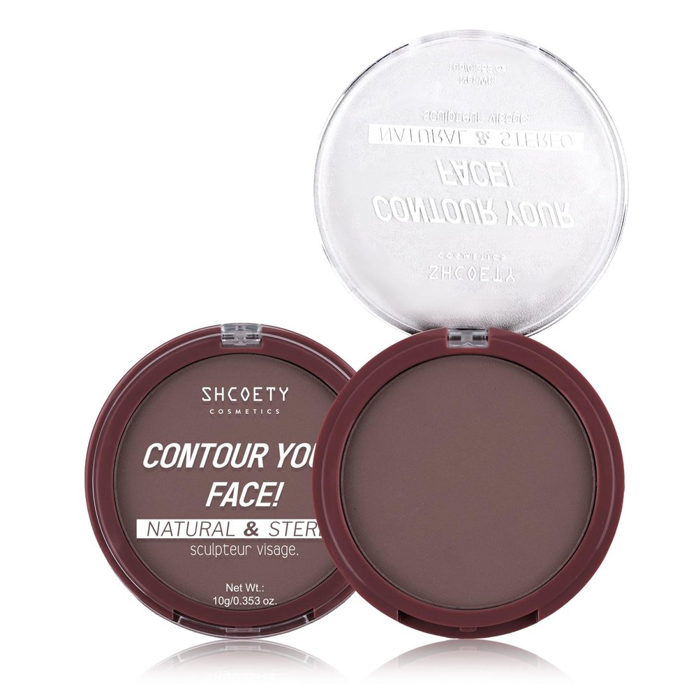 5 Color Contouring Powder Matte Long Lasting Waterproof Oil Control Loose Powder Non-sticking Powder Non-Removing Makeup Foundation (SH8024-05, 0.353oz)
