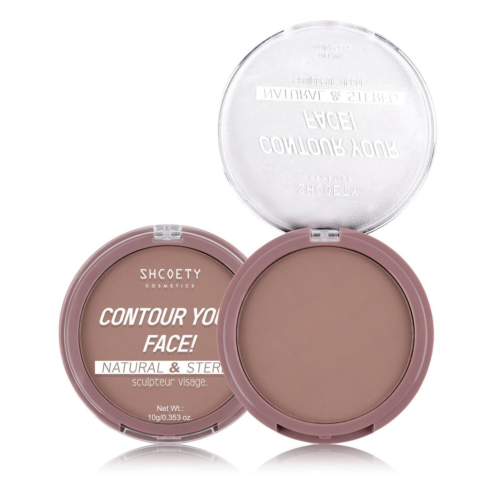 5 Color Contouring Powder Matte Long Lasting Waterproof Oil Control Loose Powder Non-sticking Powder Non-Removing Makeup Foundation (SH8024-01, 0.353oz)
