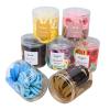 100 Pcs Seamless Hair Ties Ponytail Holders - No Damage Accessories for Thick Hair, Women, Girls, Men - Green view 2