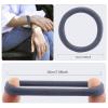 100 Pcs Seamless Hair Ties Ponytail Holders - No Damage Accessories for Thick Hair, Women, Girls, Men - Green view 3
