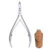 GERMANIKURE Professional Cuticle Nipper in Cork Case, Double Sharpened, Single Spring, Ethically Made in Solingen Germany view 1