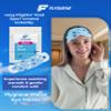 FLYGIENE Disposable Eye Mask - Self-Heating Steam Eye Mask for Dry Eyes, Relaxation, & Sleep - Easy to Use and Soothing Mask for Travel & Home - (Pack of 10) view 2