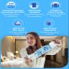 FLYGIENE Disposable Eye Mask - Self-Heating Steam Eye Mask for Dry Eyes, Relaxation, & Sleep - Easy to Use and Soothing Mask for Travel & Home - (Pack of 10) view 4