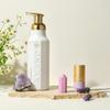 AMANO BEAUTY Crystal Body Wash Starter Kit - Luxury Foaming Body Wash with Reusable Bottle & Body Wash Vegan, Sulfate-Free,Phthalate-Free - Glowing and Smoother Skin in 30 DAYS (Lavender Chamomile) view 1