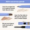 ALLEYOOP Swift Eyebrow All-In-1 Brow Definer with Built-In Sharpener & Spoolie Brush, Water & Smudge Resistant and Eyebrow Pencil for Women, Natural Matte Finish, Vegan, Cruelty-Free (Taupe) view 4