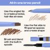ALLEYOOP Swift Eyebrow All-In-1 Brow Definer with Built-In Sharpener & Spoolie Brush, Water & Smudge Resistant and Eyebrow Pencil for Women, Natural Matte Finish, Vegan, Cruelty-Free (Medium Brown) view 4
