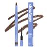 ALLEYOOP Swift Eyebrow All-In-1 Brow Definer with Built-In Sharpener & Spoolie Brush, Water & Smudge Resistant and Eyebrow Pencil for Women, Natural Matte Finish, Vegan, Cruelty-Free (Dark Brown) view 1
