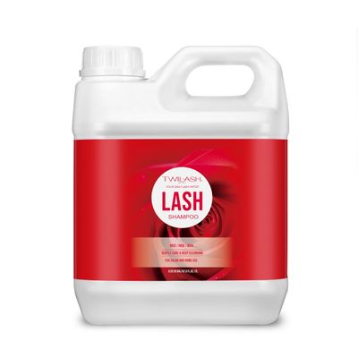 TWILASH BY DLY Lash Shampoo Bulk, Eyelash Cleanser for Extensions 2 Liters, Safe Makeup Remover, Non-irritating or Burning Eyelid Foaming Cleanser for Professional Salon and Home Use (Rose-2L)