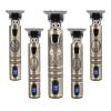 Digital Display Stainless Steel Cutter Head Professional T9 Hair Trimmer Metal Body Electric Shaver for Men Waterproof Wallpaper(Devils) view 2