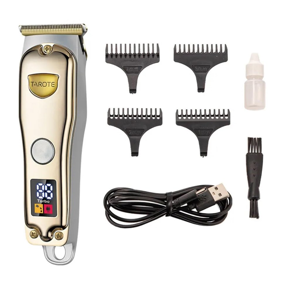 Clipper Hair Cutting Machine for Men Non-Customs Fee Products Turkey Men's Electric Shaver Kalenji Electric Grass Trimmer Barber(Golden)
