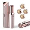 Facial Hair Remover for Women Gold Color with 4-pc Replacement Heads view 1