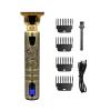 Digital Display Stainless Steel Cutter Head Professional T9 Hair Trimmer Metal Body Electric Shaver for Men Waterproof Wallpaper(Dragon) view 1