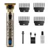 Digital Display Stainless Steel Cutter Head Professional T9 Hair Trimmer Metal Body Men's Electric Shaver Men's Barber Machine(LCD Grave Dragon) view 1