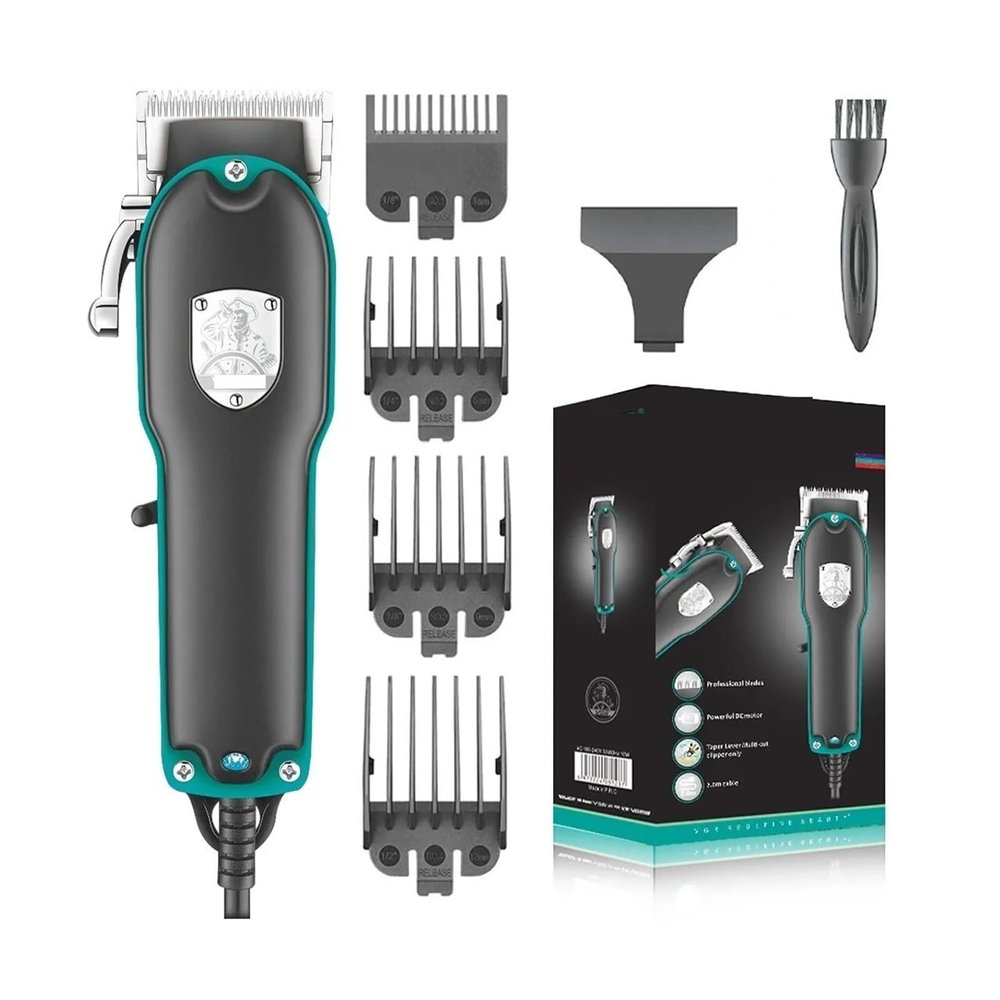 Hair Clipper Professional Hair Cutting Machine Electric Wired Hair Clipper Adjustable Trimmer for Men V 123(with Box)