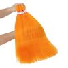 Dorsanee Orange Braiding Hair Pre Stretched 20 Inch 3 Packs Professional Easy Braiding Hair for Crochet Braids Twists Locs Hair Soft Yaki Texture Hot Water Setting Synthetic Hair Extensions view 3