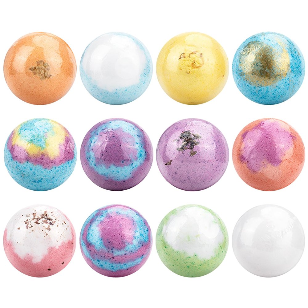 Bath Bombs for Women Relaxing Bath Bombs 12Pcs Natural Ingredient Shower Bombs Moisturizes Soothes The Skin, Relieve Stress Bath Bubbles SPA Essential Gift for Women Relaxing
