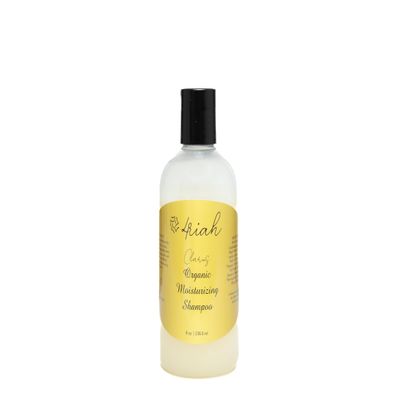 4riah Organic Moisturizing Shampoo Enriched with Aloe Vera Juice, Moroccan Argan Oil, Vitamin B (8 Fl Oz)