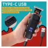 Digital Display Professional Barber Pusher for Men Hair Clipper Reciprocating Random Graffiti Pattern Electric Barber view 3