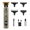Digital Display Stainless Steel Cutter Head Professional T9 Hair Trimmer Metal Body Men's Electric Shaver Men's Barber Machine(LCD Stripe Knight) view 1