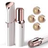 Facial Hair Remover for Women White Color with 4-pc Replacement Heads view 1