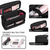 ARLMEGOR Double-Layer Travel Carrying Case for Revlon One-Step Hair Dryer Brush Volumizer Styler Shark FlexStyle Attachment Portable Storage Organizer Bag Hair Tools Travel Bag (Black) view 4