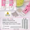 Acylic Nail Clippers and Metal Silver Cuticle Pusher, Pink Adjustable Nail Clippers with Magnets Sizers for Acrylic Nails and 2PCS Metal Silver Cuticle Pusher view 4