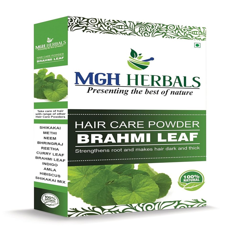 100% Organic Brahmi Powder | Bacopa monnieri for Hair Cleanser & Hair Care - (200g)