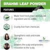 100% Organic Brahmi Powder | Bacopa monnieri for Hair Cleanser & Hair Care - (200g) view 2