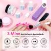 Saviland 60g Nail Repair Kit for Broken Damaged Nails and Liquid Latex for Nails view 2