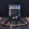 Cross Border Portable Cool Transparent Double Head Magnetic Floating Razor Full Body wash Electric Men's Shaver view 1