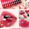 Eakroo 10 Colors Lip Tint Stain Set, Korean Lip Gloss Watery Lip Stain Moisturizing Mini Liquid Lipstick Set, Blush for Cheeks, Lipstick for Women, Non-Stick Cup, Long-Lasting, Vivid Color (Set B) view 4