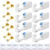 48 Pcs Ear Piercing Kit Disposable Ear Piercing Gun Kit with 16 Pcs Self Piercing Gun and 16 Pcs Earrings Stud view 3