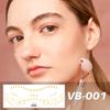 10Pcs Gold Glitter Star Freckles Tattoo Sticker,Faux Freckle Patches Waterproof Temporary Tattoos Heart Design,Gold Glitter Freckles Face Tattoo,Cute Glitter Makeup Accessories for Women Girls view 2