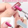 100Pcs Mini Nail Drill Bits Small Sanding Bands for Nail Drill with 3 mm Mandrel Bit, 80 120 180 240 Fine Grit Nail File for Acrylic Nails Gel Manicures and Pedicure(100pcs) view 4